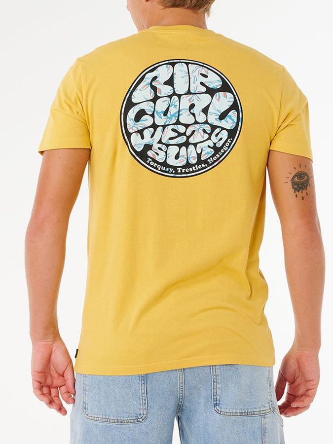 Rip Curl Wettie Passage Icon T-Shirt Spring 2026 | OCHRE (0014)