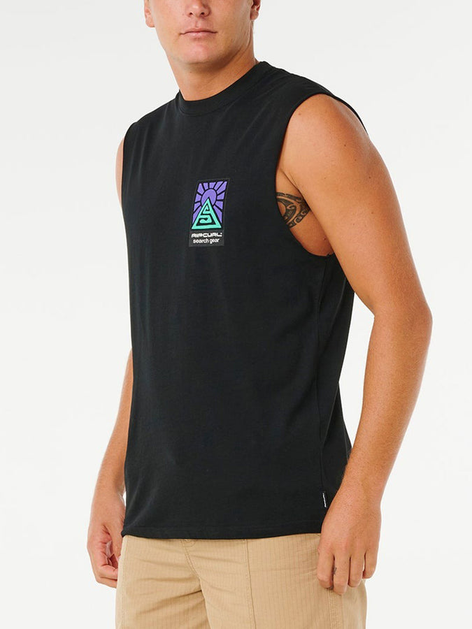 Rip Curl Search Dawn Muscle Tank Top Spring 2026 | BLACK (0090)