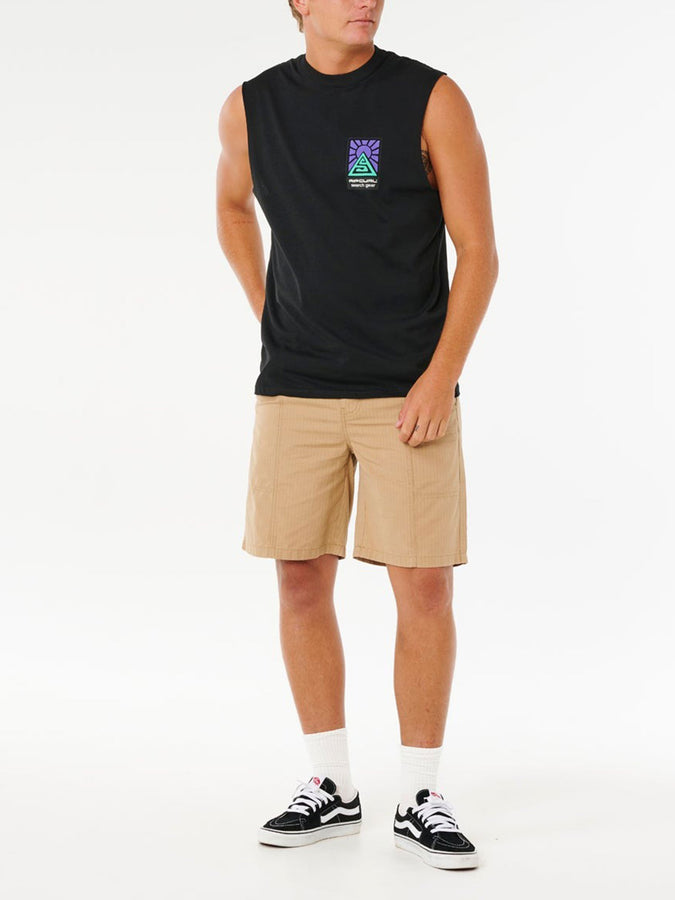 Rip Curl Search Dawn Muscle Tank Top Spring 2026 | BLACK (0090)