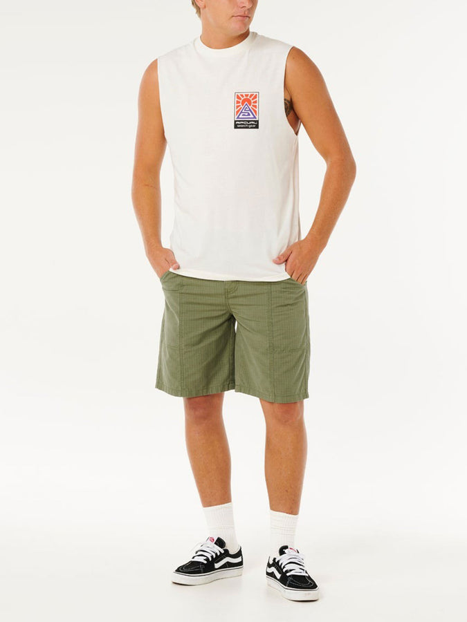 Rip Curl Search Dawn Muscle Tank Top Spring 2026 | BONE (3021)