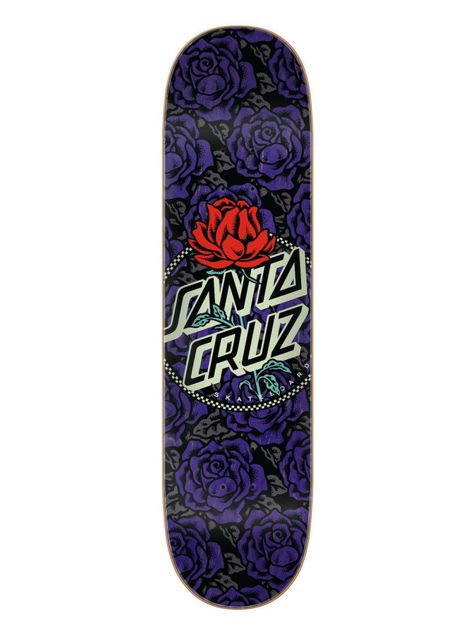 Santa Cruz Rosette Ringed Dot 8’’ Skateboard Deck | PURPLE