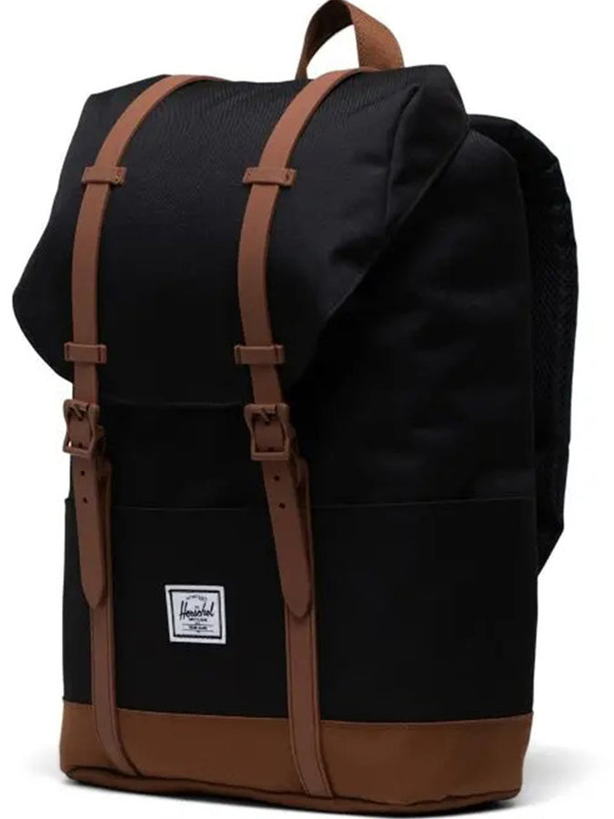 Herschel Retreat Backpack | BLACK/SADDLE BRN (02462)