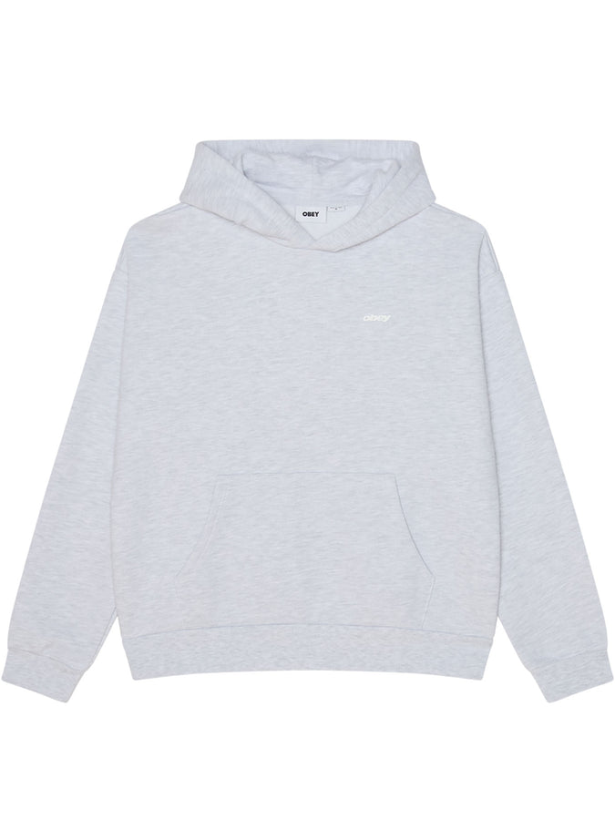 Obey Intercontinental Extra Heavy Hoodie Fall 2026 | ASH GREY (AGRY)