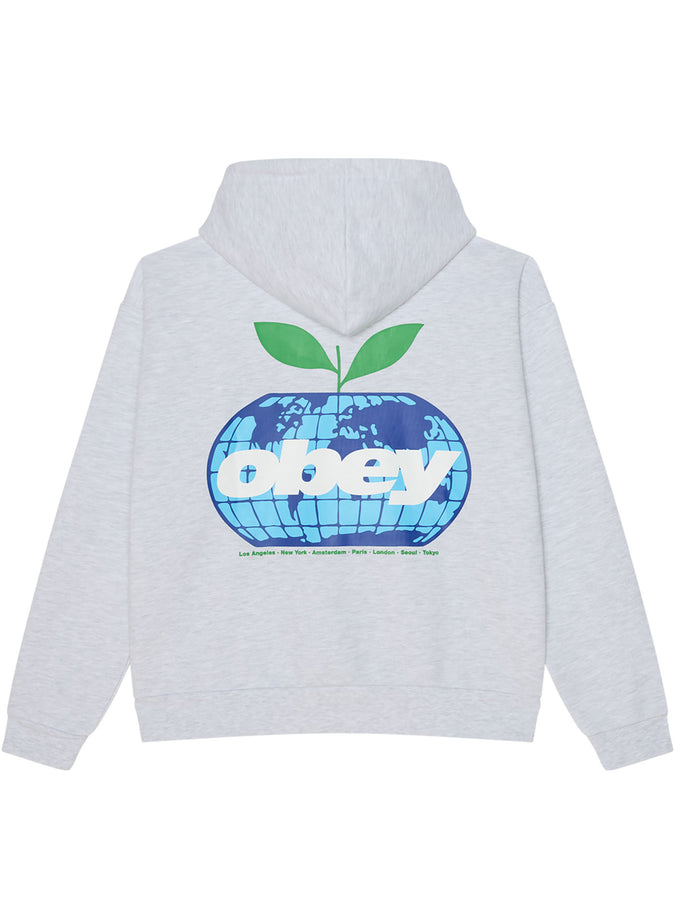 Obey Intercontinental Extra Heavy Hoodie Fall 2026 | ASH GREY (AGRY)