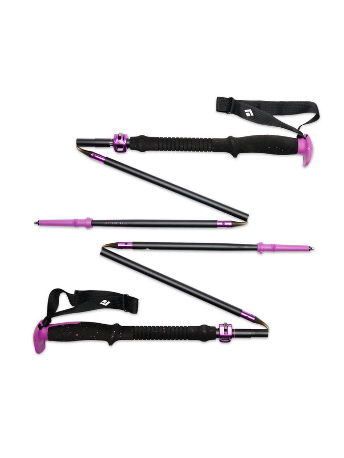 Black Diamond Split Board Expedition Compactor Ski Poles | PITON PURPLE (5022)