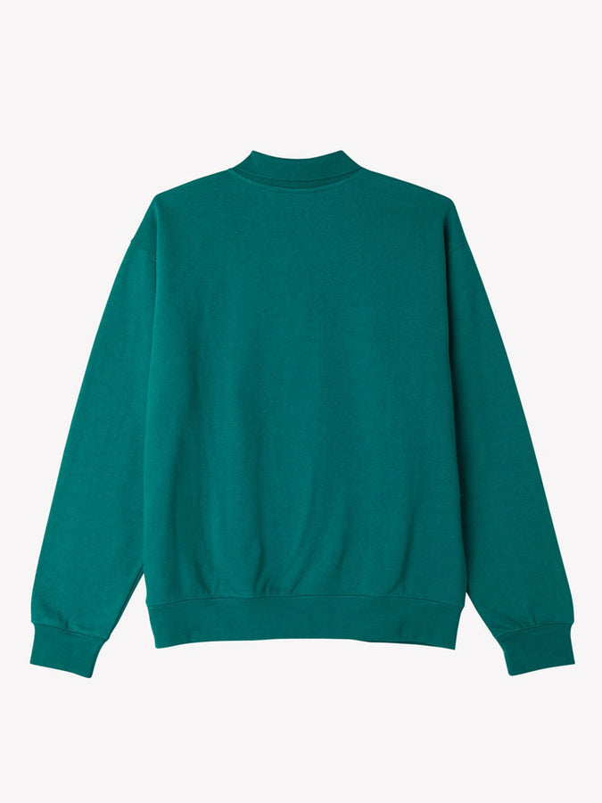 Obey Brodwick Long Sleeve Polo Spring 2024 | AVENTURINE GREEN (ATG)