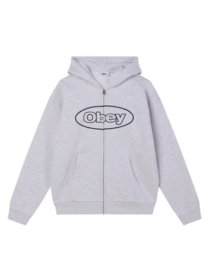 Obey Oval Zip Hoodie Spring 2025
