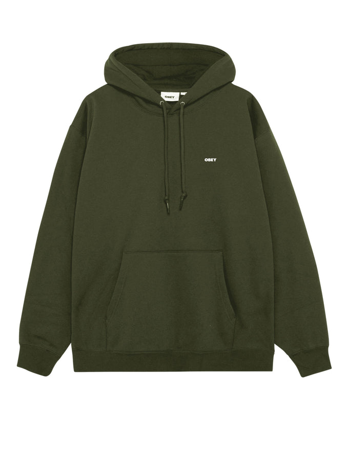Obey Pyramid Scroll Hoodie Holiday 2025 | DEEP LICHEN GREEN (DLN)