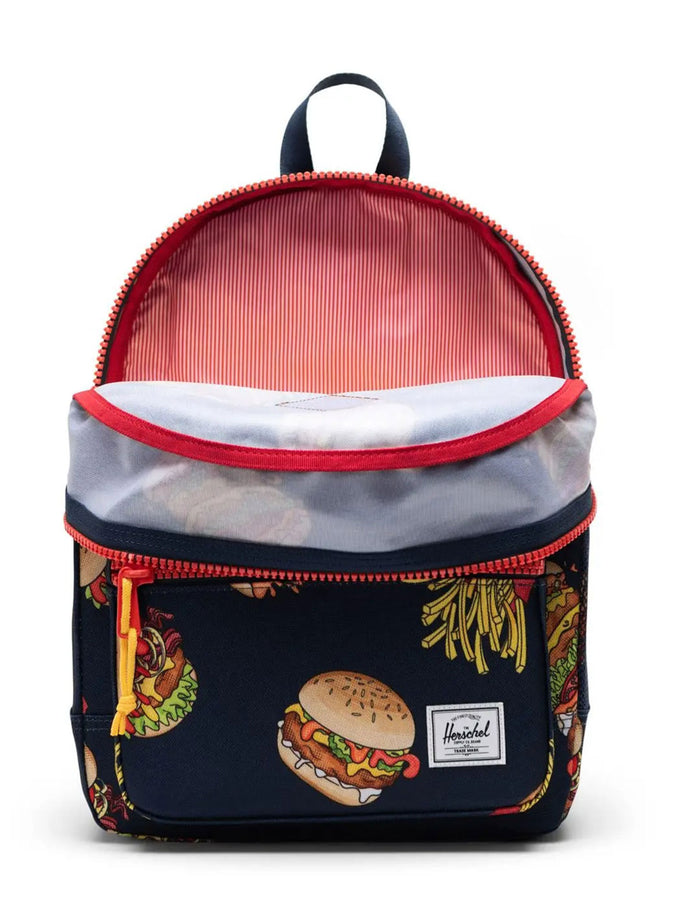 Herschel Heritage Backpack | BURGERS AND FRIES (07201)
