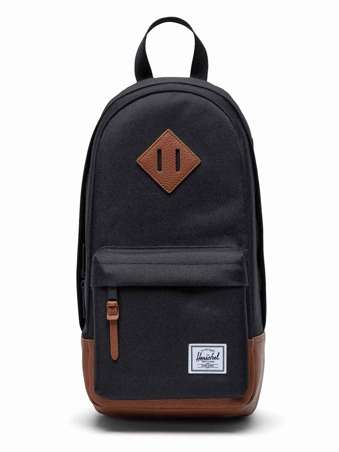Herschel Heritage Shoulder Bag | BLACK/TAN (00055)