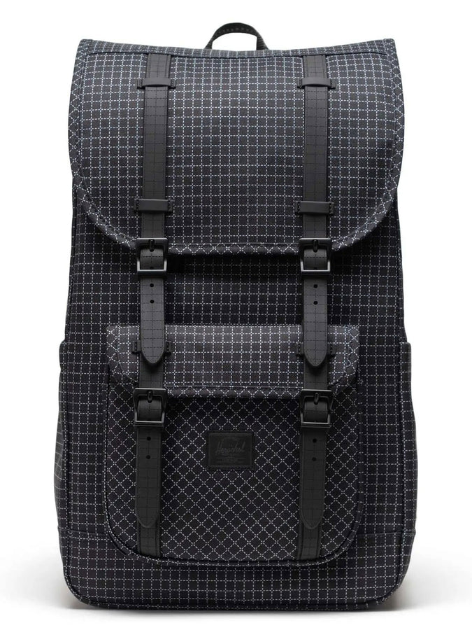 Herschel Little America Backpack | GRID BLACK (06813)