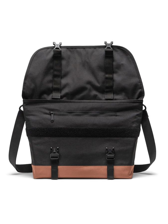 Herschel Cove Messenger Bag | BLACK/SADDLE BROWN (04735)