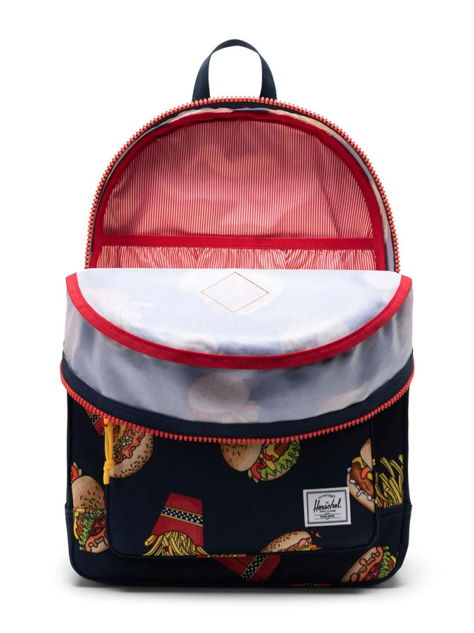 Herschel Heritage Backpack | BURGERS AND FRIES (07201)