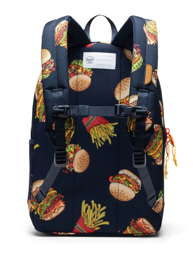 Herschel Heritage Backpack | BURGERS AND FRIES (07201)