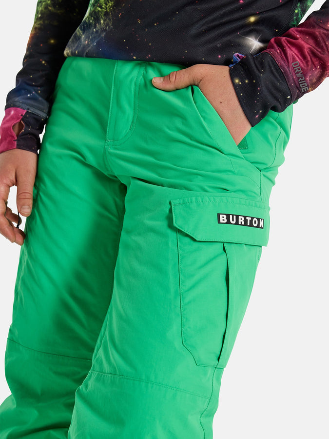 Burton Exile Cargo Snowboard Pants 2024 | GALAXY GREEN (302)