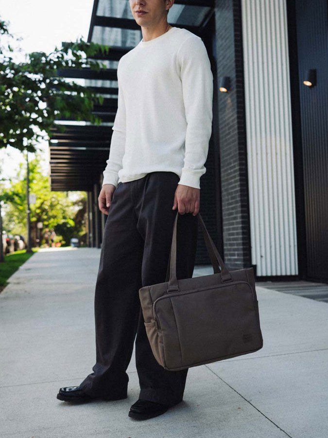 Herschel Kalso Tote Tech Division Bag | LIGHT BROWN (07760)
