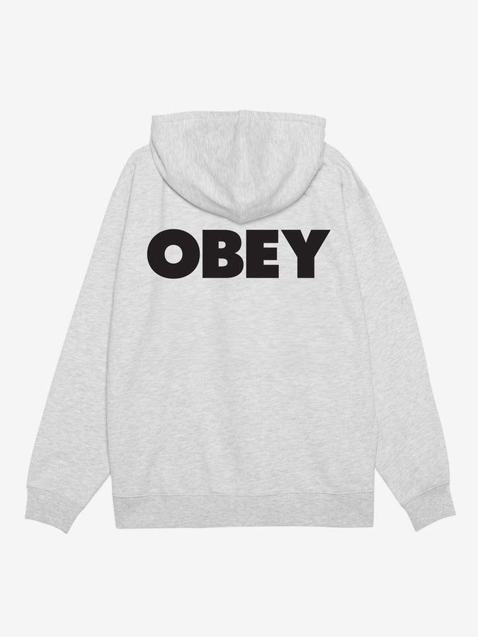 Obey Bold Zip Hoodie Spring 2024 | ASH GREY (AGRY)