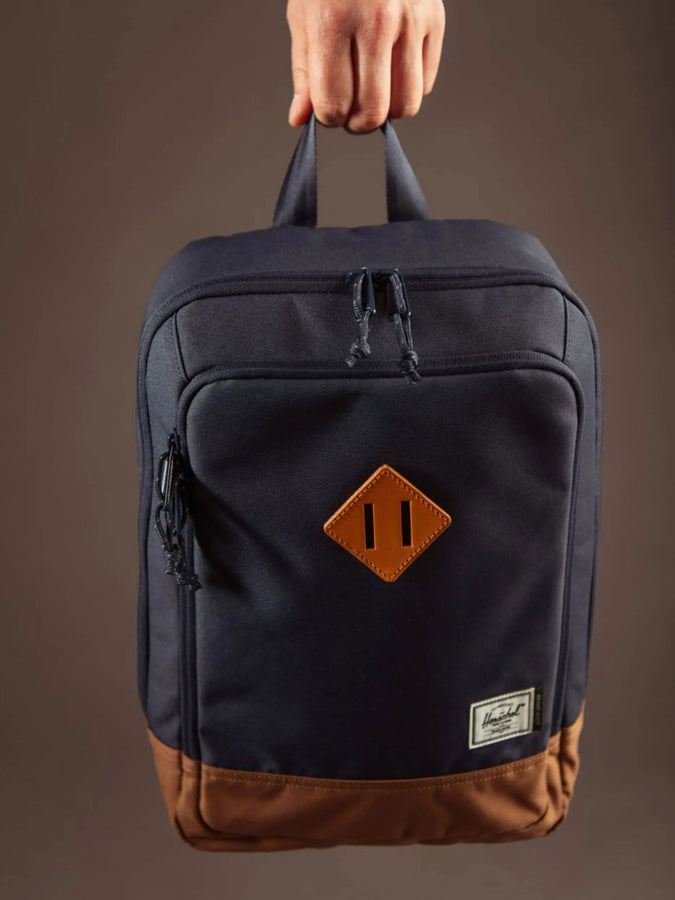 Herschel Heritage Shoe Bag | NAVY/SADDLE BROWN (02564)