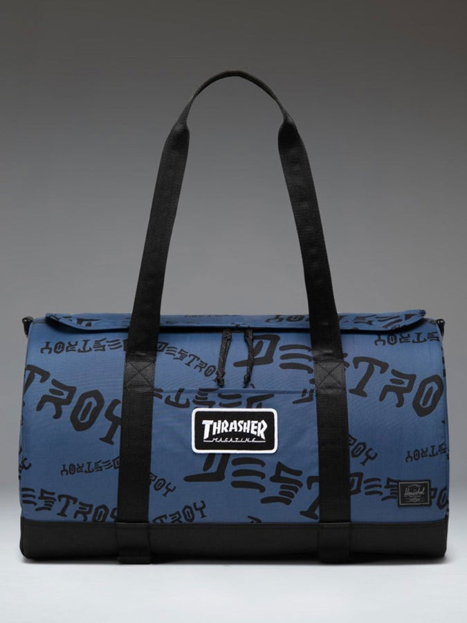 Herschel x Thrasher Skate Nylon Duffle Bag Fall 2026 | OCEANA/DRK NVY DESTROY (07818)