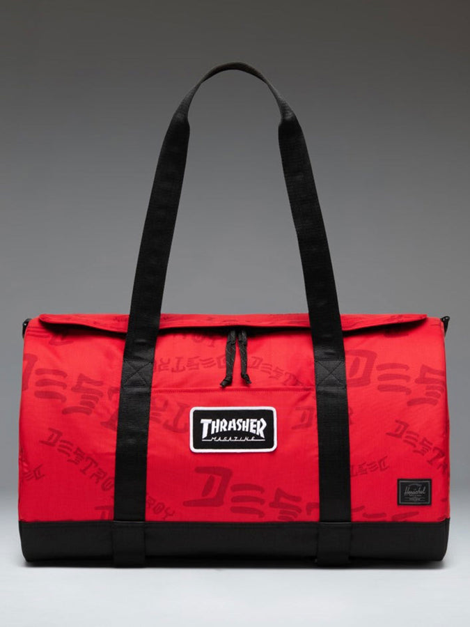 Herschel x Thrasher Skate Nylon Duffle Bag Fall 2026 | RCNG RD/BRBD CHRY DSTR (07819)