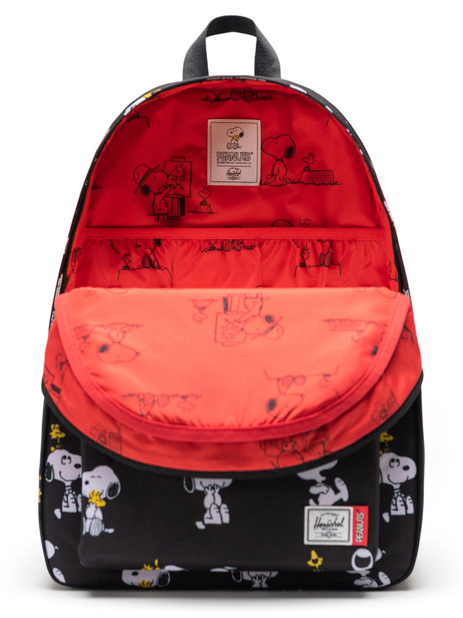 Herschel x Peanuts Classic XL Backpack | SNOOPY/WOODSTOCK BLACK (07757)
