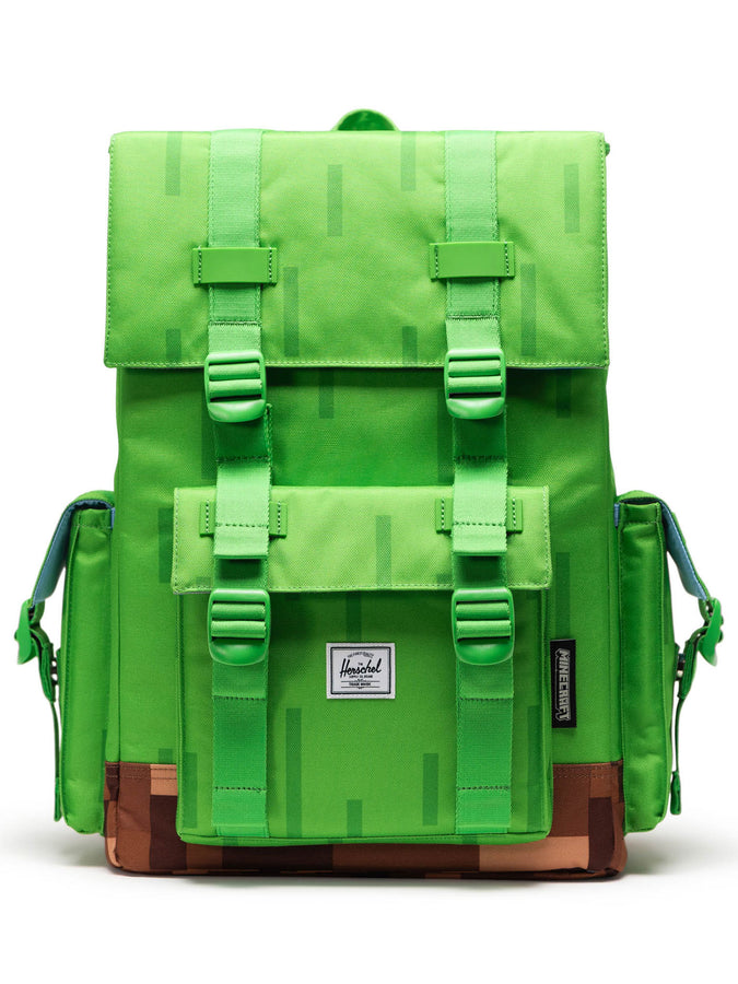 Herschel x Minecraft Little America Cube Backpack | GRASS BLOCK (07875)