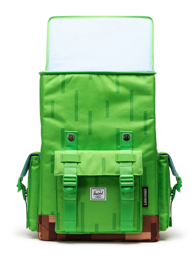 Herschel x Minecraft Little America Cube Backpack | GRASS BLOCK (07875)