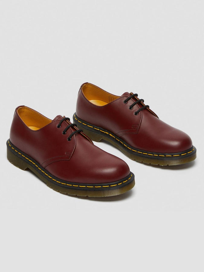 Dr.Martens 1461 Smooth Cherry Red Shoes | CHERRY RED