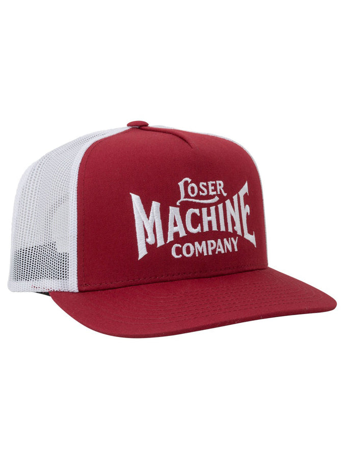 Loser Machine Gage Trucker Hat | BURGUNDY/WHITE