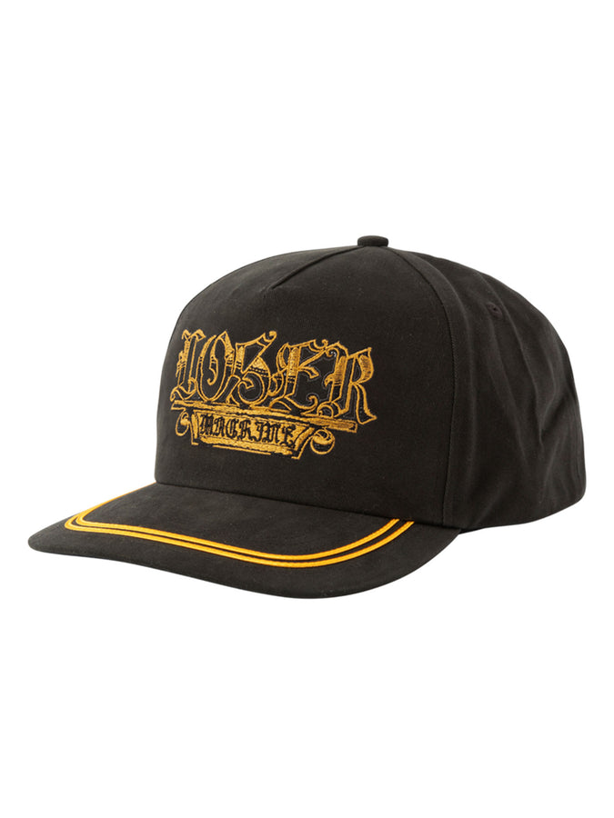 Loser Machine Plaque Snapback Hat | BLACK