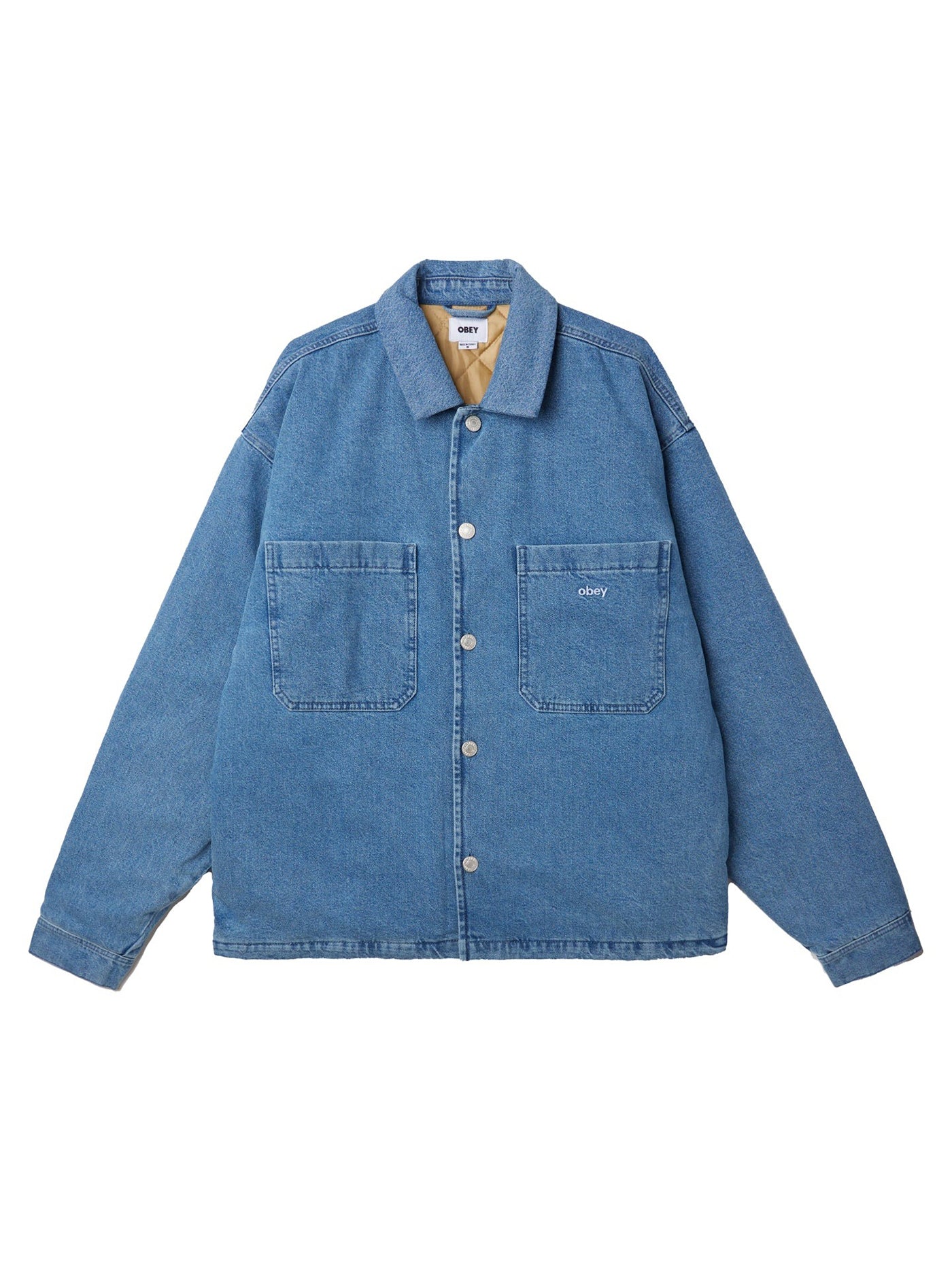 Painters lined jean jacket, Obey, Shop Men's Jackets & Vests Online