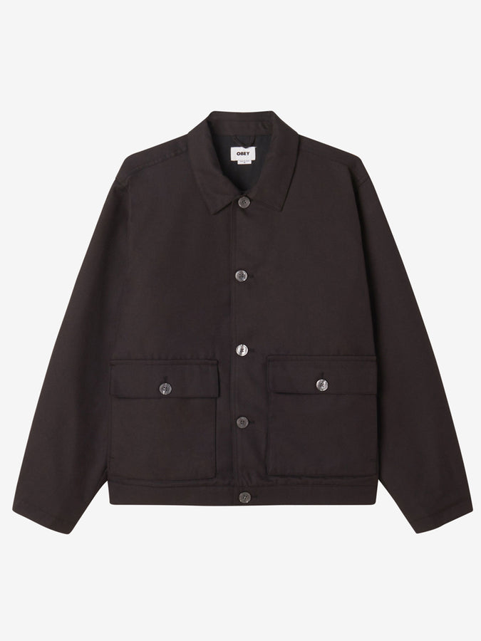 Obey Oliver Shirt Jacket Fall 2024 | DIGITAL BLACK
