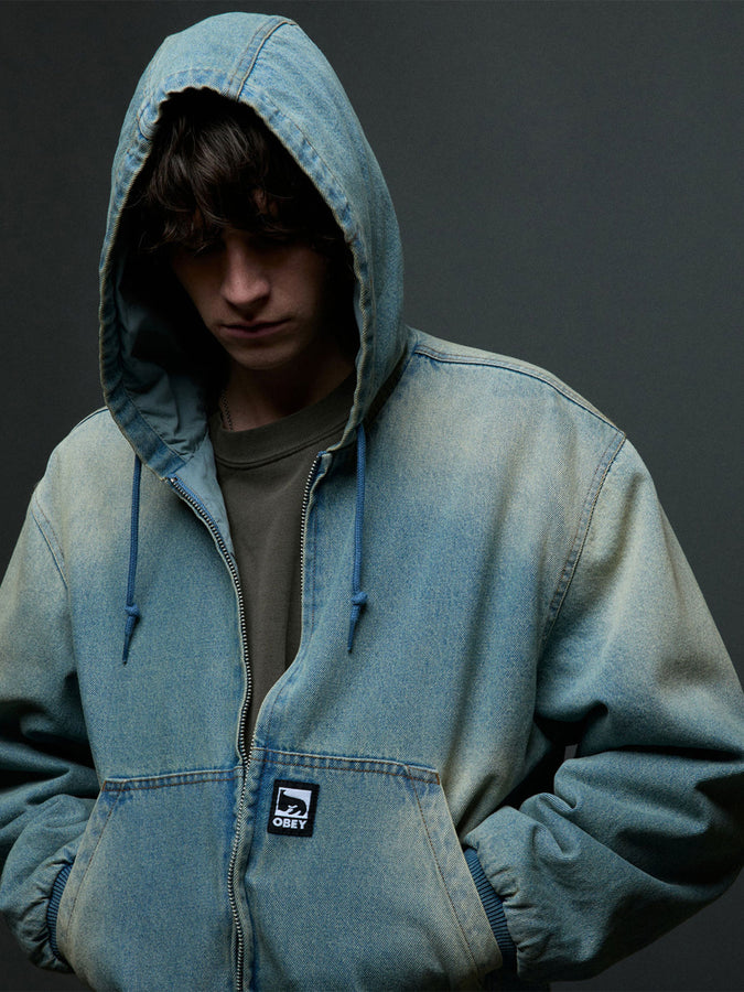 Obey Glen Jacket Fall 2026 | INDIGO ARCHIVE WASH (IAW)