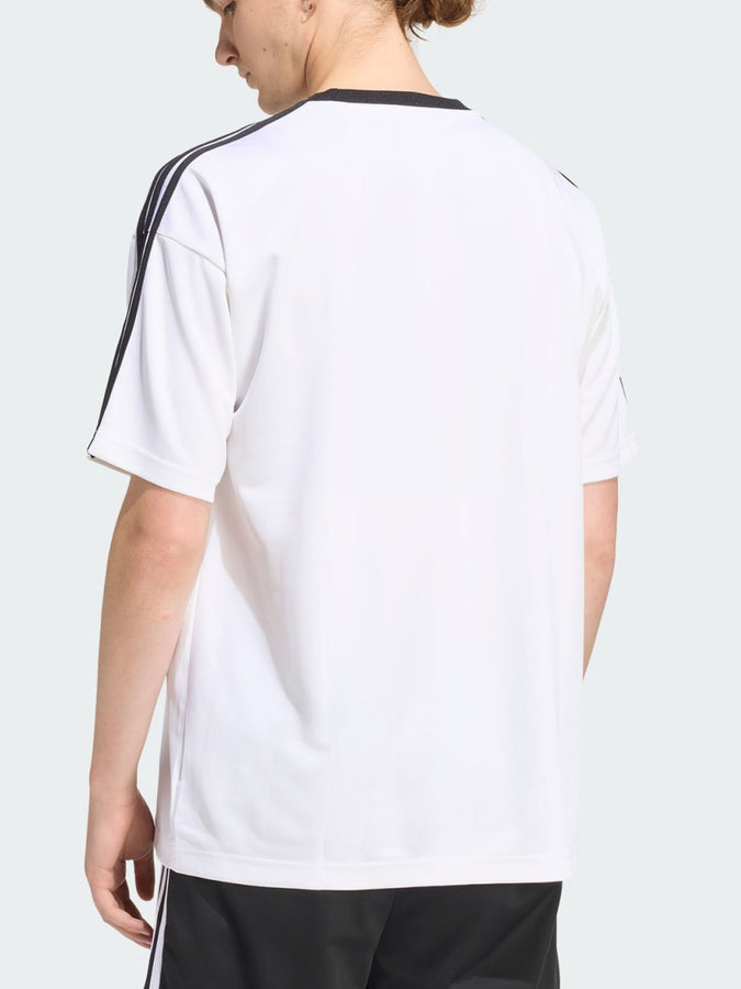 Adidas Adicolor Jacquard Jersey White T-Shirt Spring 2026 | WHITE