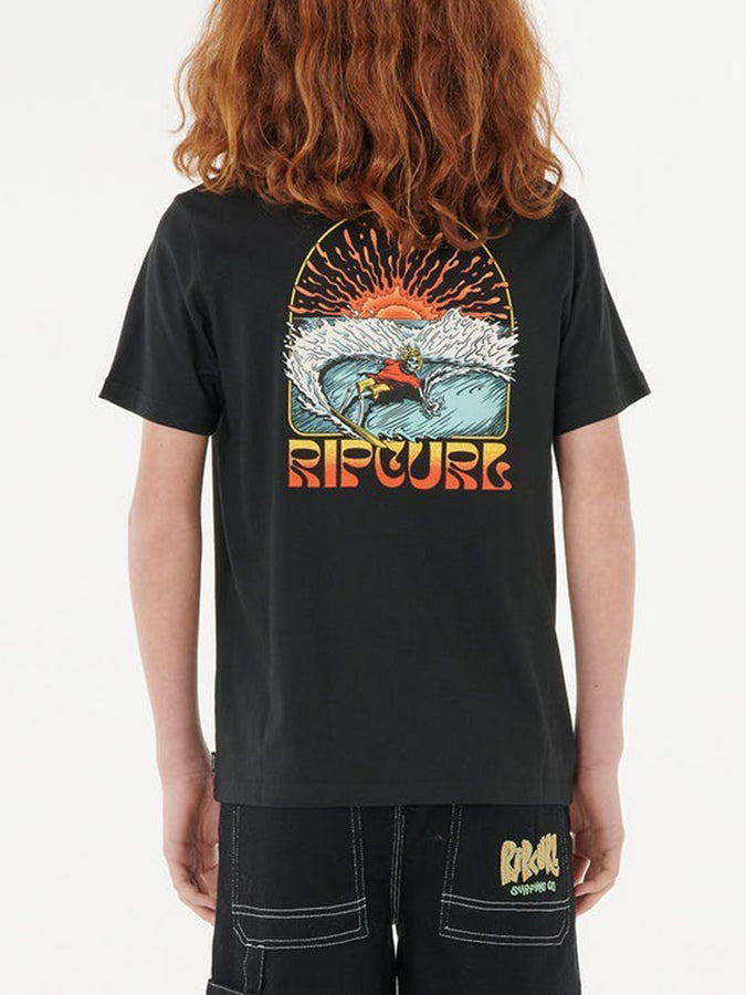 Rip Curl Grateful Shred T-Shirt Fall 2025 | BLACK (0090)