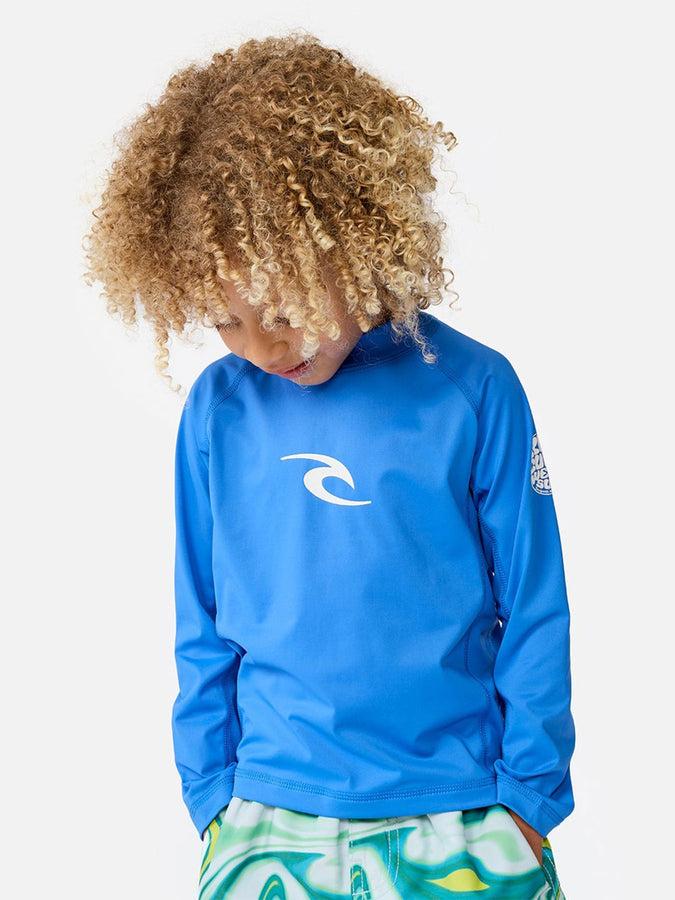Rip Curl Waves Long Sleeve Rashguard Spring 2026 | BLUE GUM (8006)