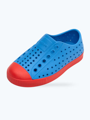 Native Jefferson Resting Blue/Hyper Red Shoes