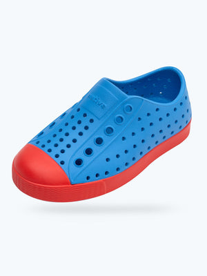 Native Jefferson Resting Blue/Hyper Red Shoes