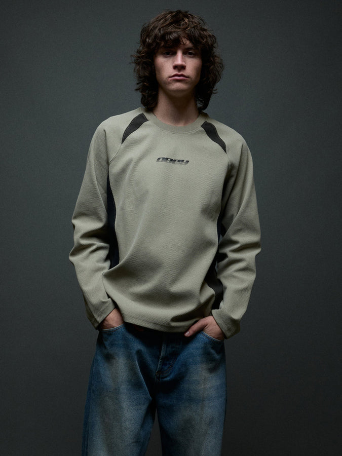 Obey Delta Long Sleeve T-Shirt Fall 2026 | DRIED SAGE MULTI (DSG) 