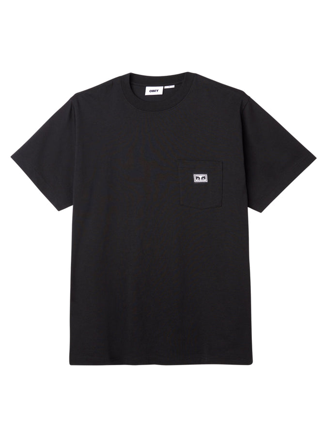 Obey Established Works Eyes Pocket T-Shirt Spring 2026 | BLACK (BLK)