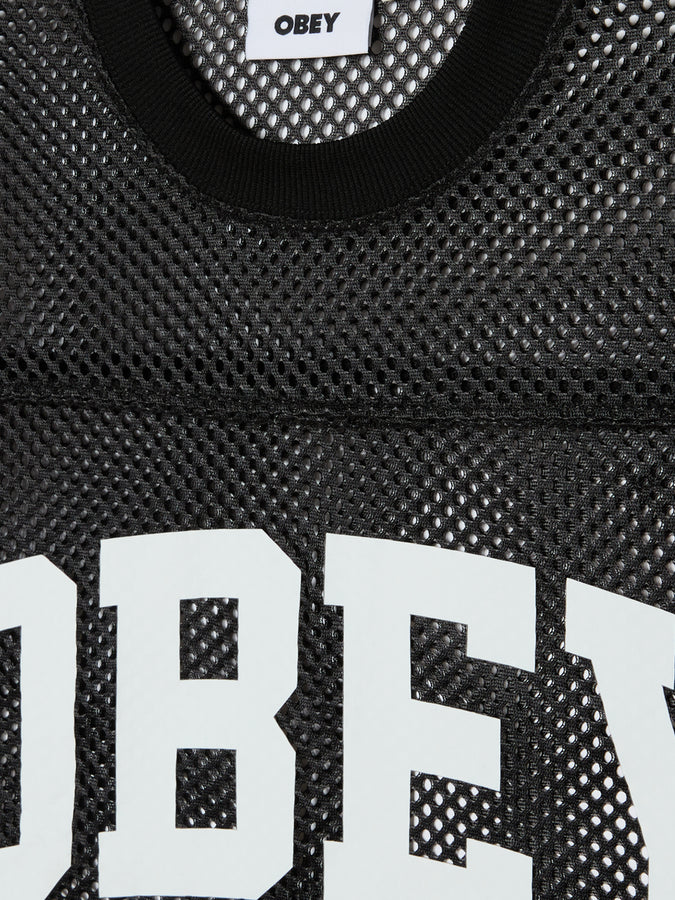 Obey Collegiate Practice Jersey T-Shirt Spring 2026 | BLACK (BLK)