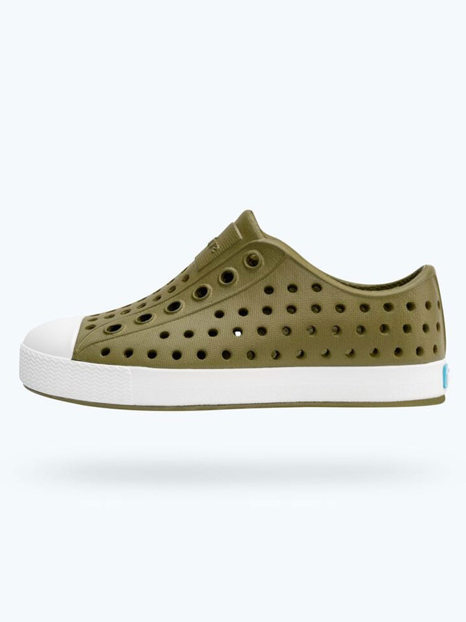 Native Jefferson Rookie Green/Shell White Shoes Spring 2024 | ROOKIE GRN/SHL WHT (3070)