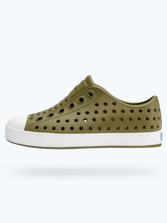 Native Jefferson Rookie Green/Shell White Shoes Spring 2024 | ROOKIE GRN/SHL WHT (3070)
