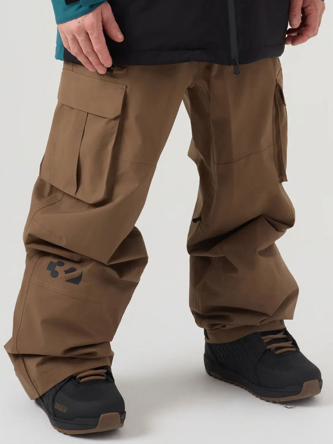 32 Blahzay Cargo 2027 Shell Snowboard Pants | TOBACCO