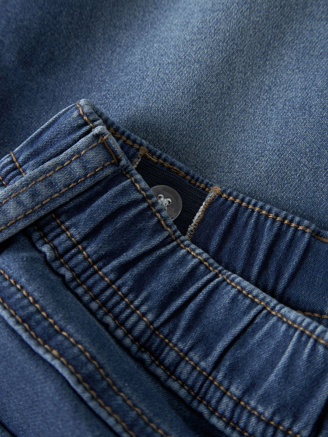 Name It Ryan Jogger Denim Shorts (Youth 7-14) Spring 2026 | DARK BLUE DENIM