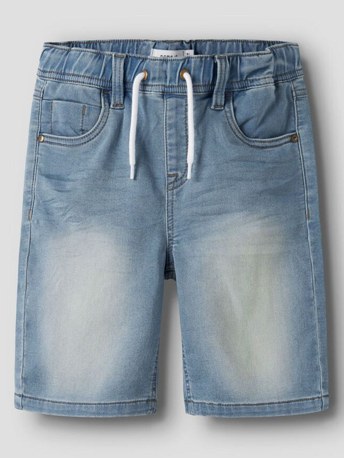 Name It Ryan Jogger Denim Shorts (Youth 7-14) Spring 2026 |LIGHT BLUE DENIM