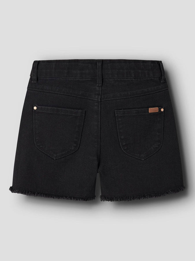 Name It Rose Denim Shorts Spring 2026 | BLACK DENIM