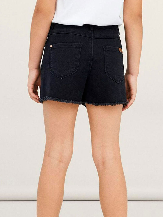 Name It Rose Denim Shorts Spring 2026 | BLACK DENIM