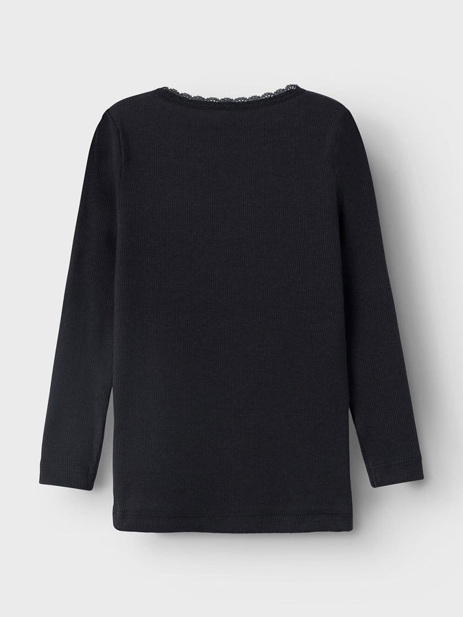 Name It Kab Long Sleeve T-Shirt Spring 2026 | BLACK