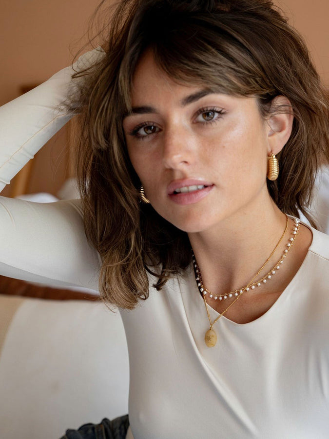 Salty Cali Aries Hoops Earrings | GOLD